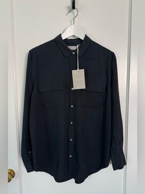 Everlane The Washable Silk Relaxed Shirt